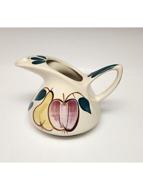Purinton Pottery 3 QT Dutch Jug Pitcher Apple Pear Ice Lip Slipware